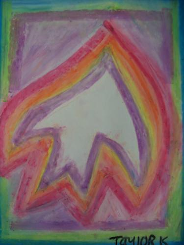 "The Holy Spirit", inspired by the Sacrament of Confirmation. 8th grade
