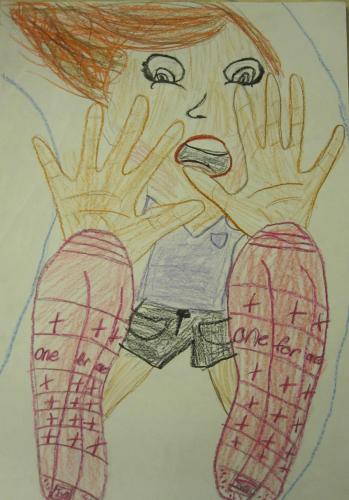 Fun with Foreshortening, 3rd grade