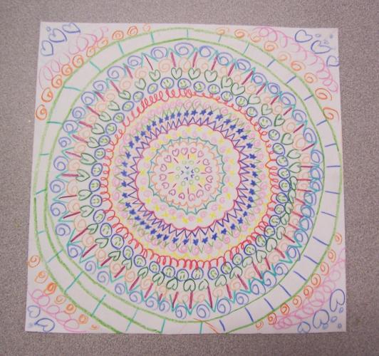 intricate radial symmetry design