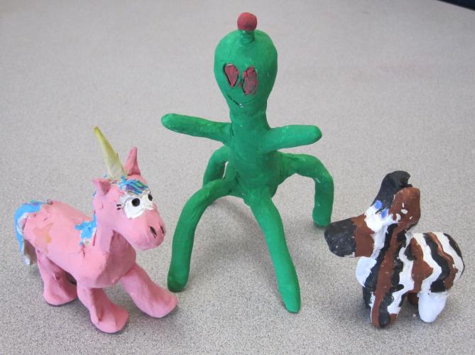 Fantasy Creatures Sculptures