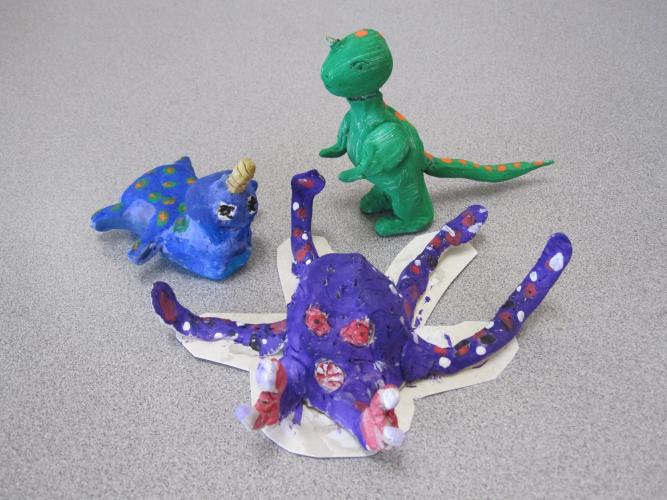 Fantasy Creatures Sculptures