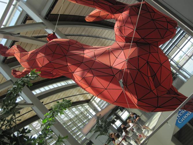 The new terminal at Sacramento International Airport, Public Arts