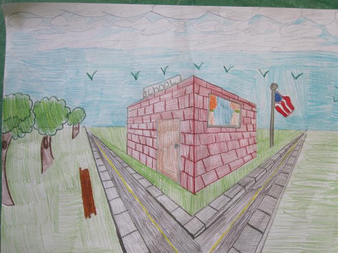Two-Point Perspective Drawing, 6th