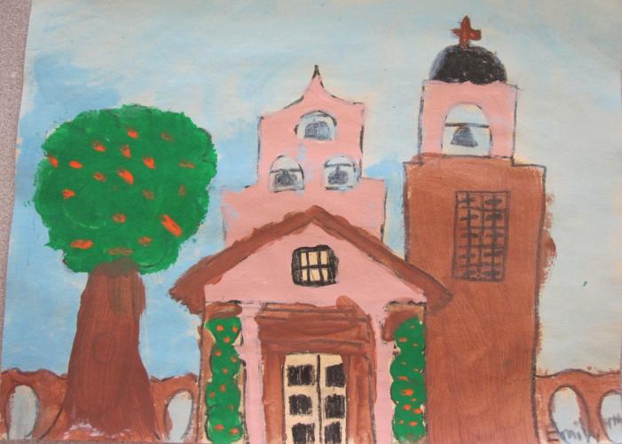 Mission painting, 4th grade