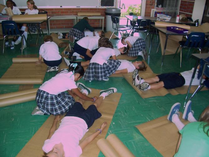 Art Club in the old school building