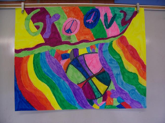 "Groovy" May Madness poster