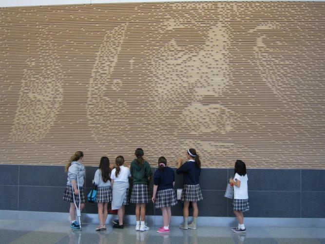 Public Art tour at Sacramento International Airport