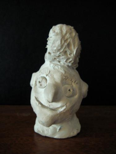 Clay portrait sculpture, Marblex Clay