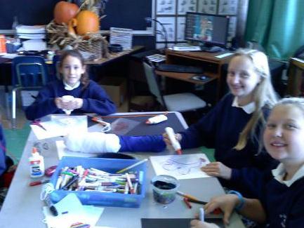 October 2014 Art Club meeting