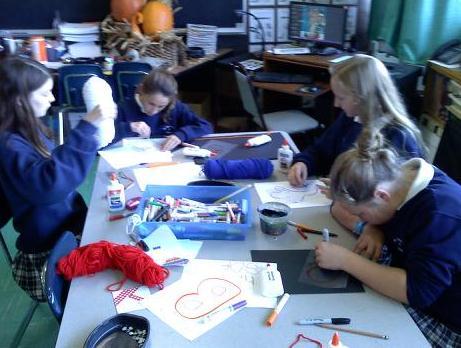 October 2014 Art Club meeting