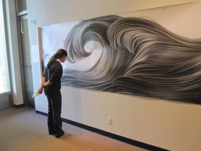 In a gallery at CSUS