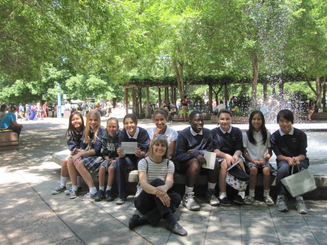 Art Club visiting Sac State