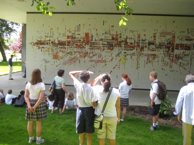 Public Art at the SMUD building.