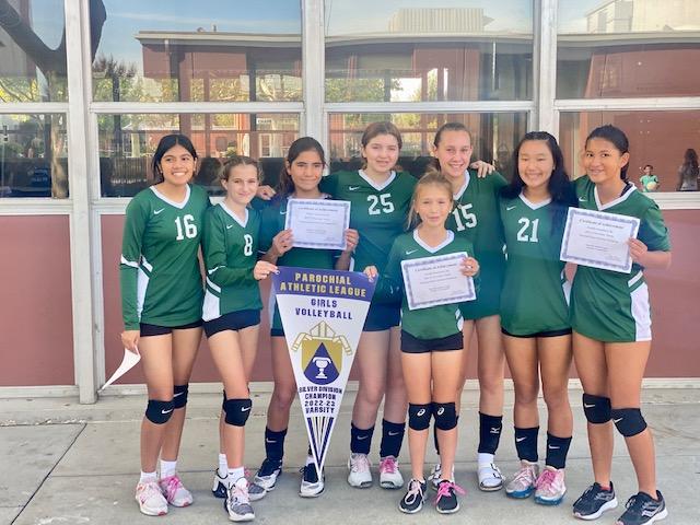 2022 Silver Division Varsity Volleyball PAL Champions