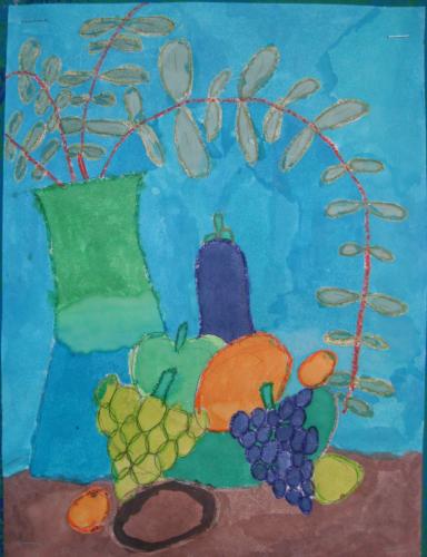 Watercolor Still Life, lower grades
