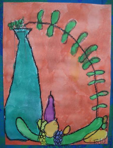 Watercolor Still Life, lower grades