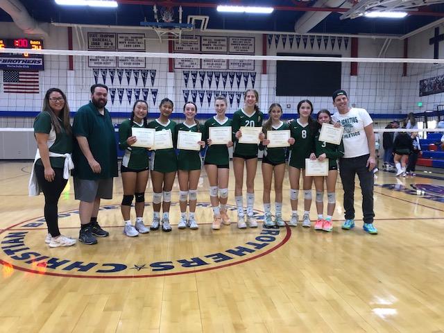 2023 Varsity Girls Volleyball PAL Champions