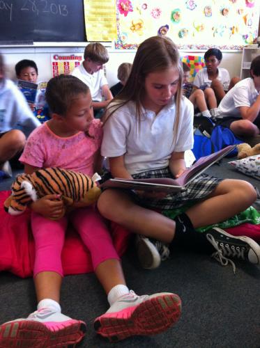 We love reading together!