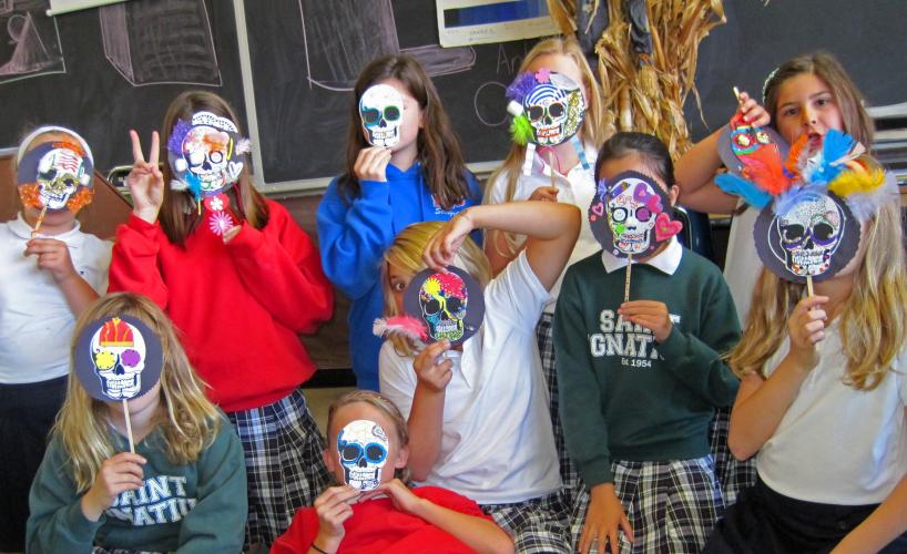 Día de Muertos skull masks 2013