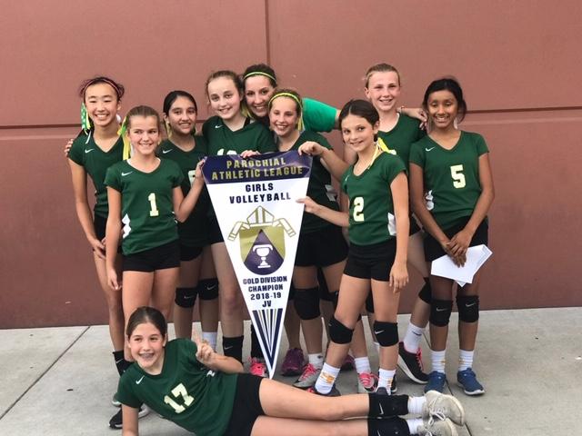 2018 JV Girls PAL Champions!