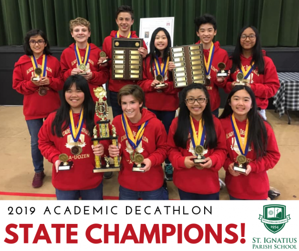 2019 Team Diocese ChampionsState Champions