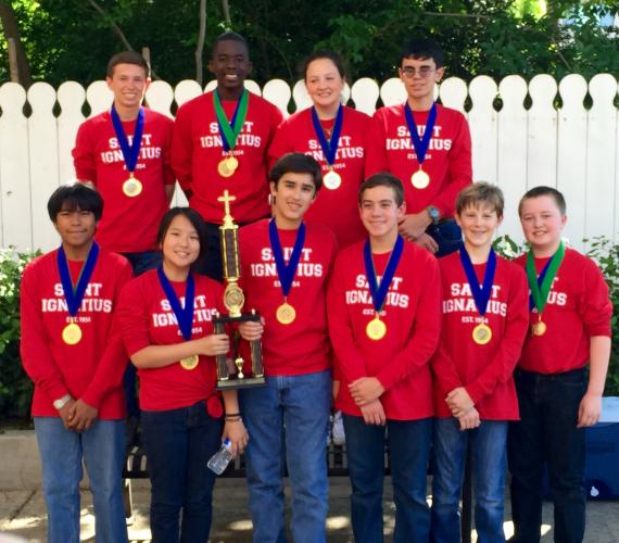 Our Academic Decathlon team