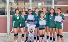2022 Silver Division Varsity Volleyball PAL Champions