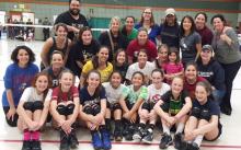 2017 March Madness Girls Volleyball vs. Staff